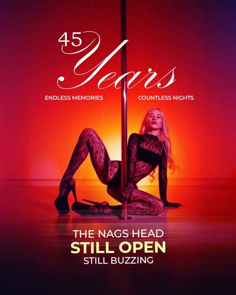 45 Years - The Nags Head Gentlemens Club in London